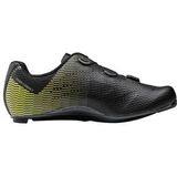 Wielrenschoen Northwave Men Storm Carbon 2 Black Yellow Fluo-Schoenmaat 44