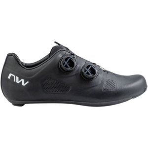 Northwave - Revolution - Fietsschoenen - Zwart - Wit - Synthetisch Materiaal - Carbon