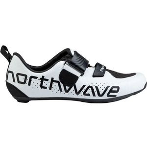 Northwave - Tribute Carbon - Herentriatlon Schoenen - Wit Zwart - Carbon Zool