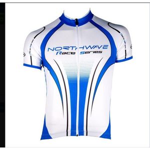 Northwave - Devil Jersey Shirt - Wit Met Blauw - Heren - Aansluitend