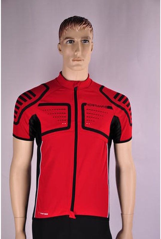 Sportshirt - Rood - Heren - Ruimer Pasvorm
