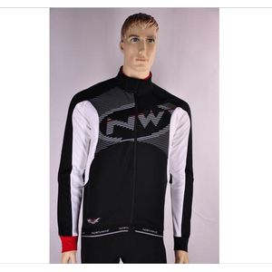 NW - NRG Logo - Winterjacket - Zwart met Wit - Heren - Winddicht