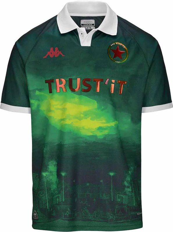 Red Star FC - Voetbalshirt - Groen - 2025 - Uniek Voetbalshirt