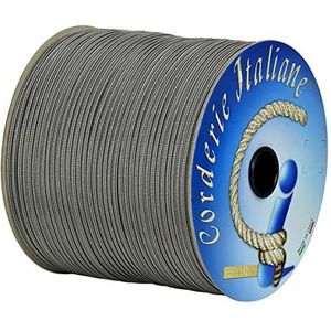 Paracord 550 Type III Basic, blanc/noir 4 mm - 200 m, âme 7 fils, 100 % Made in Italy 006078449 Corderie italienne
