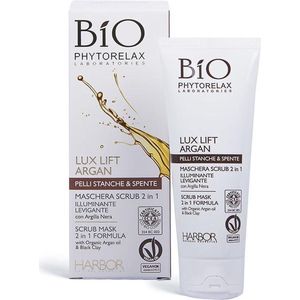 Phytorelax Laboratories - Lux Lift Argan - Verhelderend Peeling Masker - 75 ml - Crème
