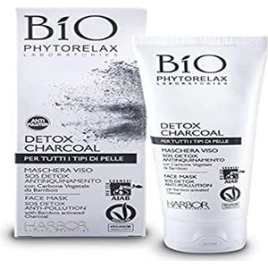 PHYTORELAX LABORATORIES Detox Charcoal Anti-Pollution Face Mask - 75 ml