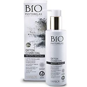 PHYTORELAX LABORATORIES Detox Charcoal Micellar Make-Up Removing Milk - 200 ml
