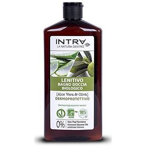INTRÀ Aloë Vera & Oliveno, biologische douchebad, rustgevend, 400 ml