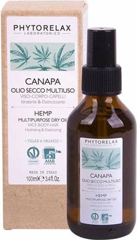 Phytorelax Laboratories - Hemp - Gezichtsolie - 100 ml - Multifunctionele Olie