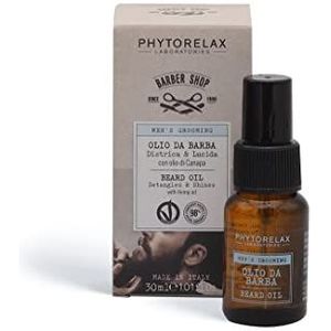 Phytorelax Barbershop Beard Oil - Baardolie met Hennep Olie en Natuurlijke ingrediënten - Stimuleert Baardgroei - 30ml