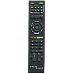 Bravo Origineel 3 (Apparaat-specifieke afstandsbediening, Infrarood), Afstandsbediening, Zwart