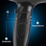 Beper - B40979OV - Professionele Haardroger - Zwart - 2000W