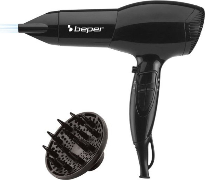 Beper - B40979OV - Professionele Haardroger - Zwart - 2000W