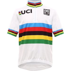 Santini - UCI Official World Champion Master Jersey - Fietsshirt - Wit