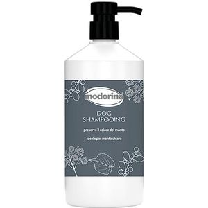 Inodorina, Shampoo voor witte haren, witmakend, rustgevend en verzachtend, hydrateert en beschermt de huid, met beredruif en linde-extracten, met UV-filter, zonder parabenen, 1 liter