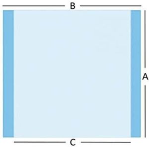Ophthalmische tnt, steriel, 80 x 100 cm, 40 stuks