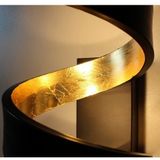 Eco-Light LED tafellamp Helix, hoogte 66 cm, zwart-goud