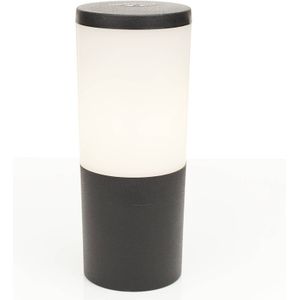 Fumagalli Amelia LED sokkellamp, CCT, zwart, hoogte 25 cm