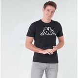 Kappa - Logo Cromen - T-Shirt - Zwart
