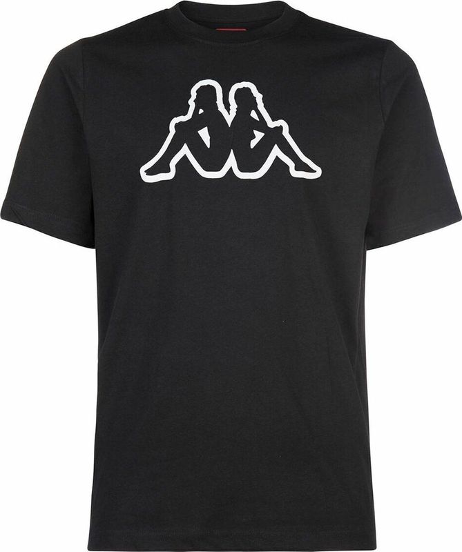 Kappa - Logo Cromen - T-Shirt - Zwart