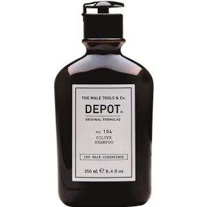 DEPOT 104 Silver Shampoo 250ml -  Voor Grijs haar