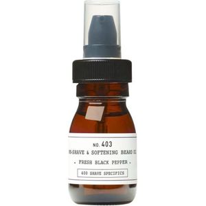 Depot - 403 Pre-Shave & Softening Beard Oil Fresh Black Pepper - 30ml