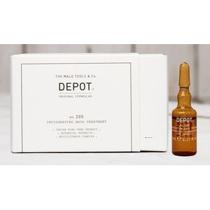 Depot No. 205 Invigorating Hair Treatment Voedende Serum tegen Haaruitval 10x5 ml