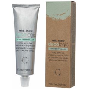 Milk Shake , Decologic Tone Controller, Silk Proteins, Hair Colouring Cream Toner, licht Ash Blond, voor Lightened Hair, 60 ml voor Women