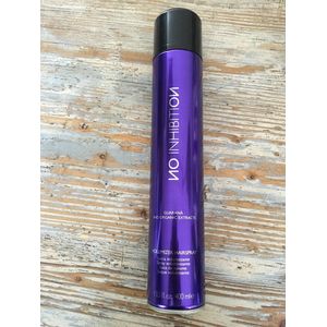 No Inhibition - Volumizing Haarlak - 400 ml - Guarana en Organische Extracten