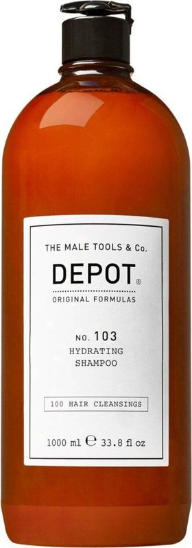 Depot - No. 103 - Hydrating Shampoo - 1000 ml - Voor Droog Haar