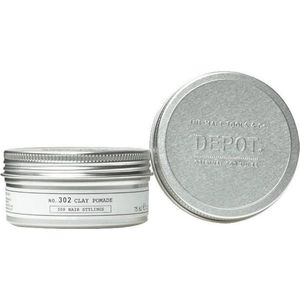 Depot - 300 Hair Styling No. 302 Clay Pomade - Haarpommade - 75 ml