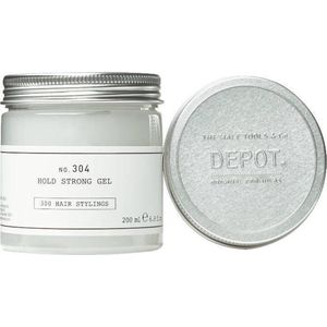 Depot - 304 Hold Strong Gel - 200ml - Haargel - Glans en Controle
