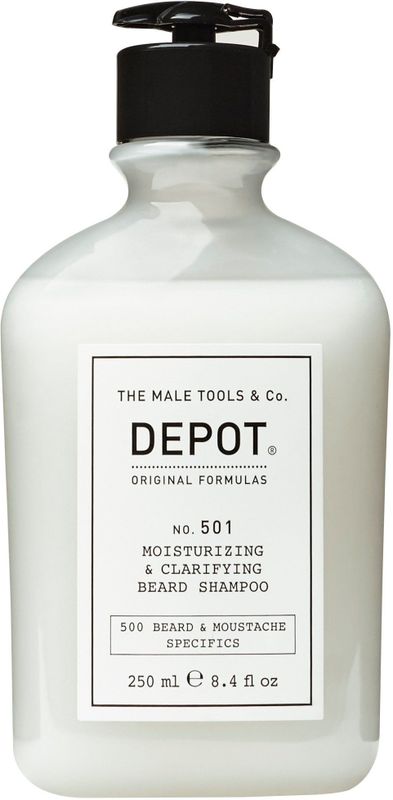 Depot - 501 - Beard Shampoo - 250ml - Hydraterend - Reinigend