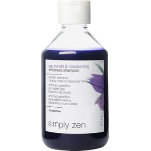 Simply Zen age benefit & moisturizing whiteness shampoo 250 ml - Normale shampoo vrouwen - Voor Alle haartypes