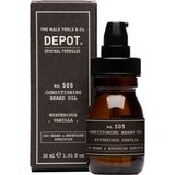 DEPOT MALE TOOLS No. 505 Conditioning Beard Oil Mysterious Vanilla 30 ml