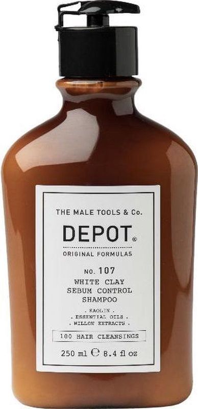 Depot Male Tools - No. 107 Shampoo - Wit - 250 ml