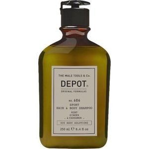 DEPOT MALE TOOLS No. 606 - Sport Hair & Body Shampoo - 250Ml