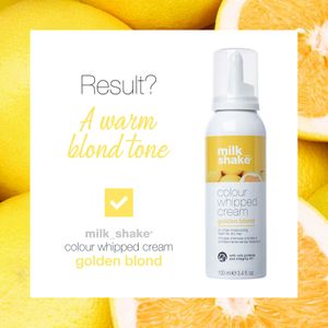 Milk Shake -  Coloured Whipped Cream Golden Blond 100ml