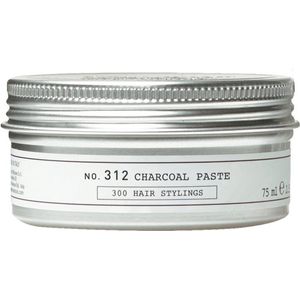 Depot - NO. 312 Charcoal Paste - Haarpaste - Charcoal - Matte Finish