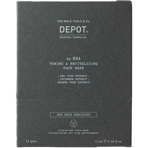 Depot - No. 806 - Toning & Revitalizing Face Mask - Kalmerend - Hyaluronzuur