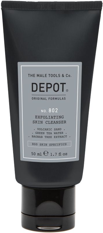 Depot - 802 Exfoliating Skin Cleanser - 50ml - Reinigende Scrub met Vulkanisch Zand