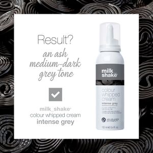 Milk Shake Colour Whipped Cream Intense Grey 100 ml