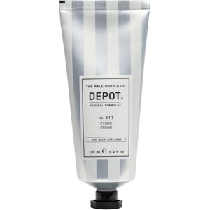 Depot No. 311 Fiber Cream stylingcrème met gemiddelde versteviging en natuurlijke reflecties 100 ml