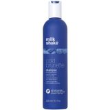 Milk Shake Cold Brunette shampoo die gele tonen neutraliseert voor Bruin Haar 300 ml
