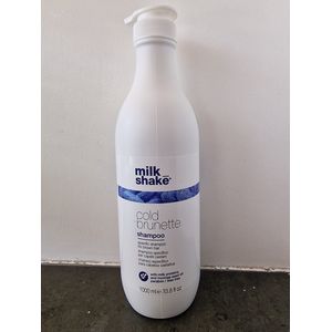 Milk Shake Cold Brunette shampoo die gele tonen neutraliseert voor Bruin Haar 1000 ml