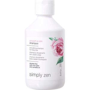 Simply Zen Smooth & Care Shampoo Gladmakende Shampoo tegen Kroes Haar 250 ml
