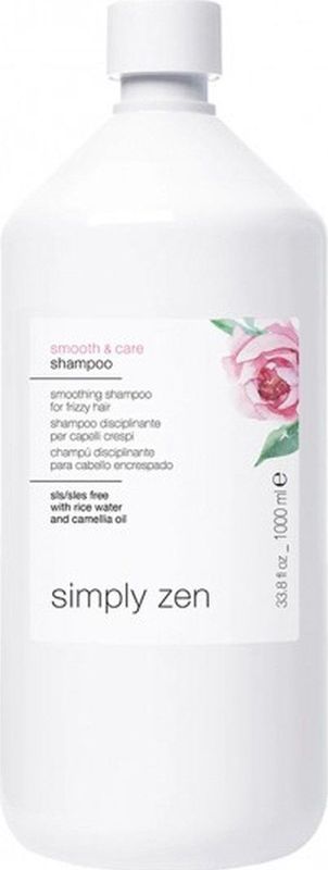 Simply Zen - Smooth & Care - Gladmakende Shampoo - 1000 ml - voor Vrouwen