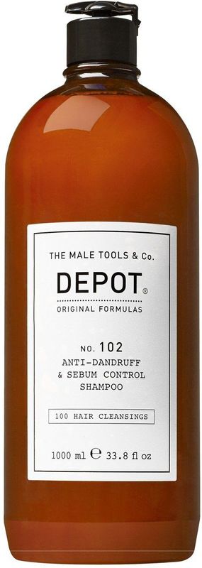 Depot No. 102 - Shampoo - 1000 ml - Tegen Roos - Tegen Hoofdhuidproblemen