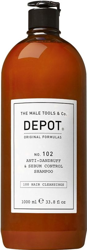 DEPOT MALE TOOLS No. 102 Anti-Dandruff & Sebum Control Shampoo  1000 ml