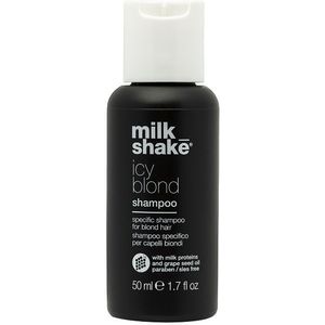 milk_shake® Icy Blond Shampoo shampoo die gele tonen neutraliseert voor Blond Haar 50 ml